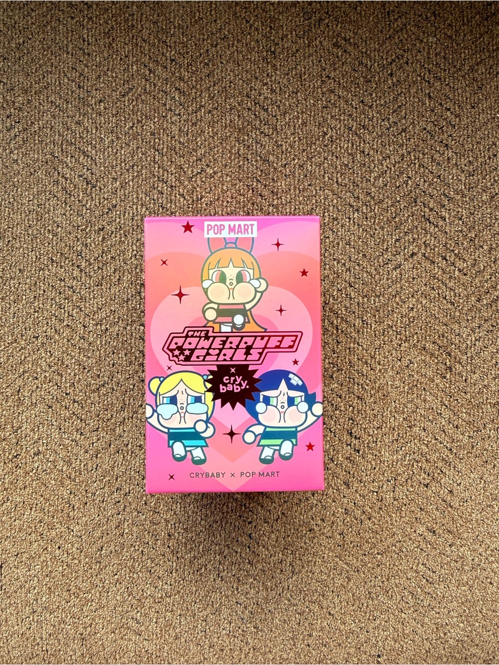 Pop Mart x The Powerpuff Girls Crybaby Pink Collectible Box